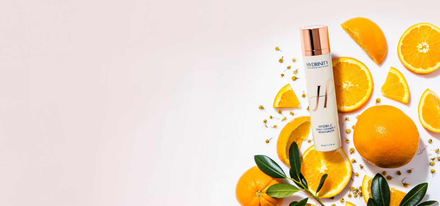 Brighten & Even <br>Your Skin Tone <br>with HYDRI-C